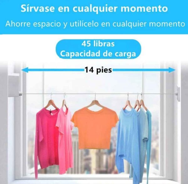 Tendedero Retráctil - Imagen 3
